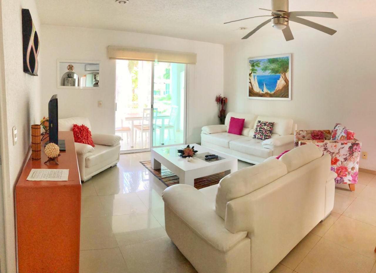 Ferienwohnung Depa De Dos Recamaras En Acapulco Diamante Frente Arena Gnp Exterior foto